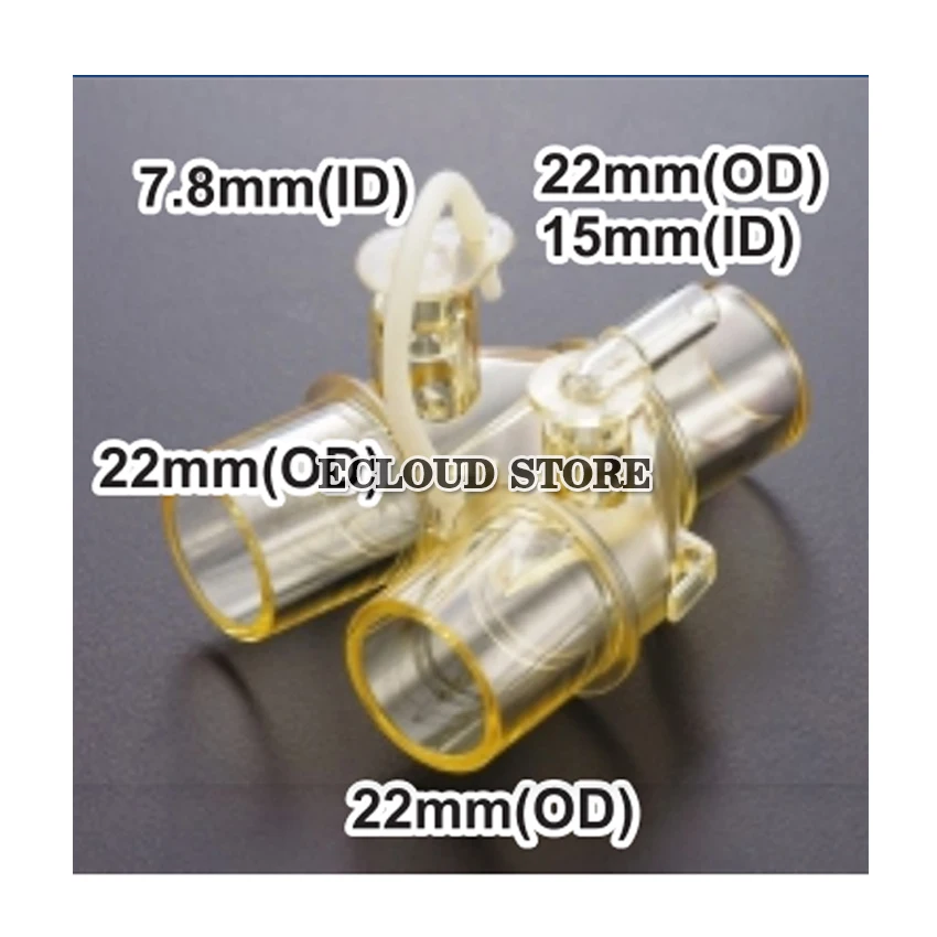 

Anethesia machine/Ventlator Reusable Breathing Circuit Adult Wye with hole/Y-Connector G-313005