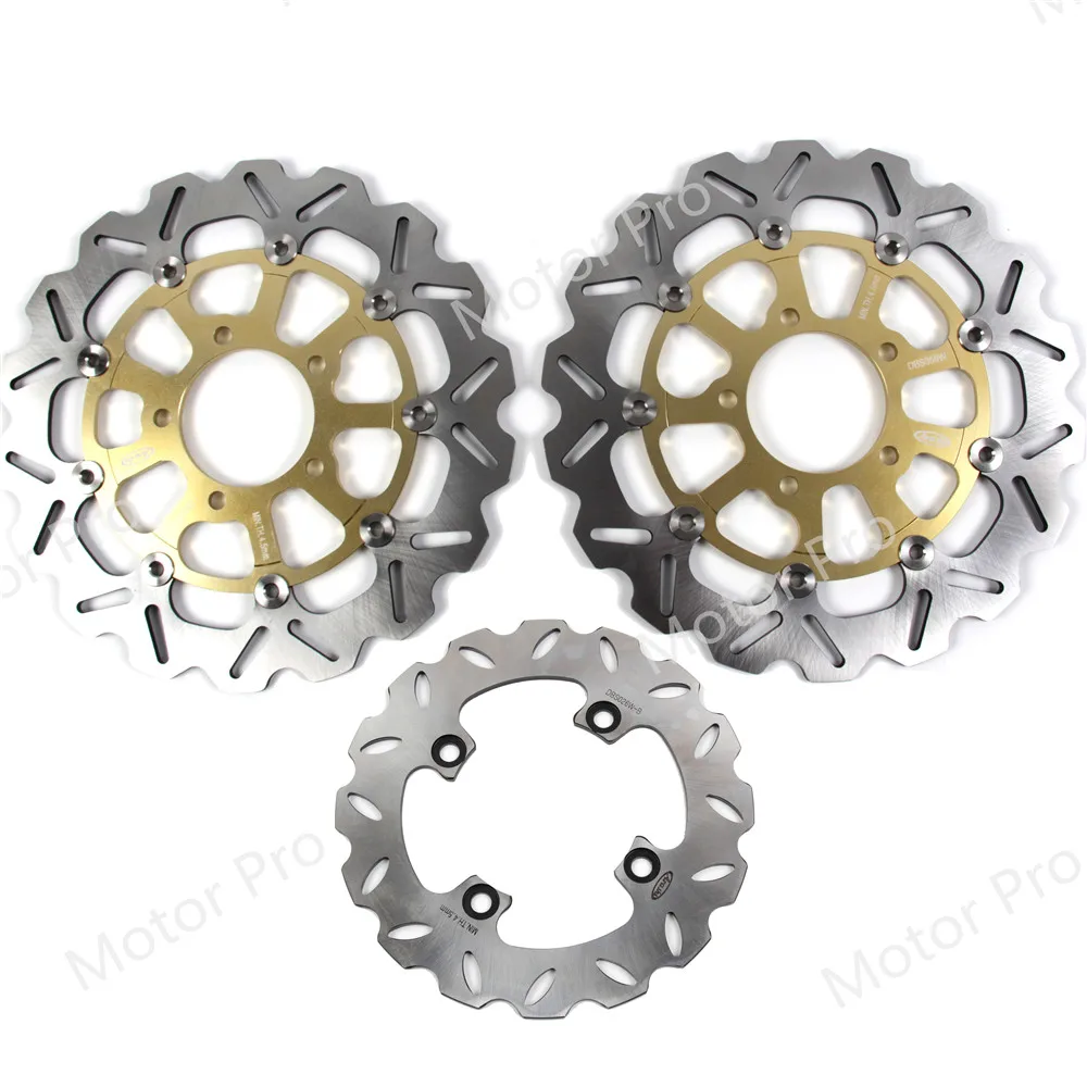 

For Kawasaki Ninja ZX10R 2008 - 2015 Front Rear Brake Disc Disk Rotor Kit Motorcycle ZX-10R 2009 2010 2011 2012 2013 2014 ZX6R