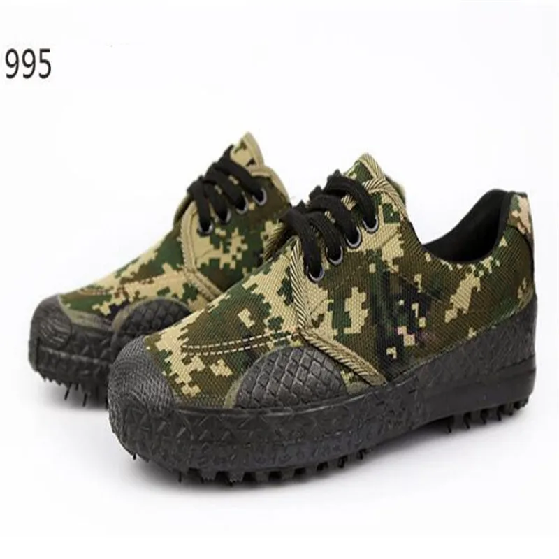 Хорошее качество размера плюс, Мужская/женская военная камуфляжная износостойкая резиновая защитная обувь, парусиновая повседневная обувь