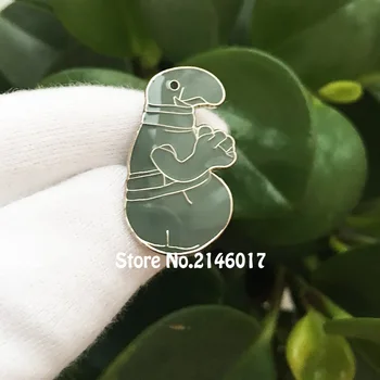 

10pcs Alien Monster Russia Meme Zhdun Lapel Pin Homunculus Loxodontus Soft Enamel Pins and Brooch Cute Metal Badge Lovely Craft
