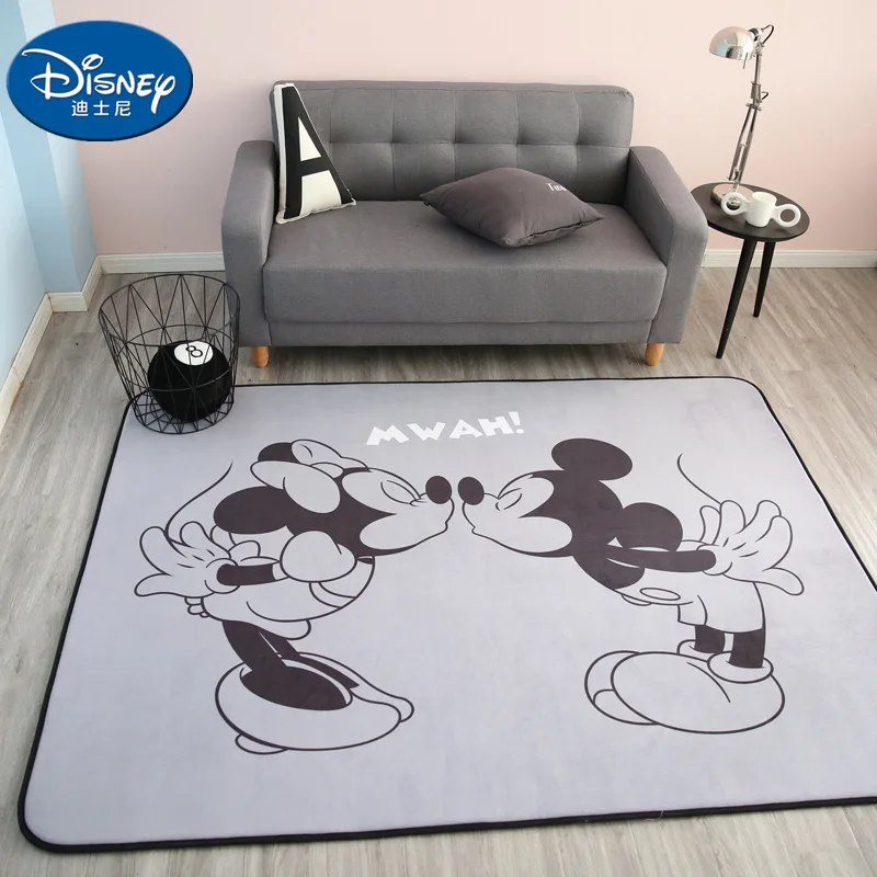 

Black White Mickey Minnie Mouse Rug Children Baby Crawling Game Mat Carpet children Mat yoga mat Bedroom carpet Picnic mat