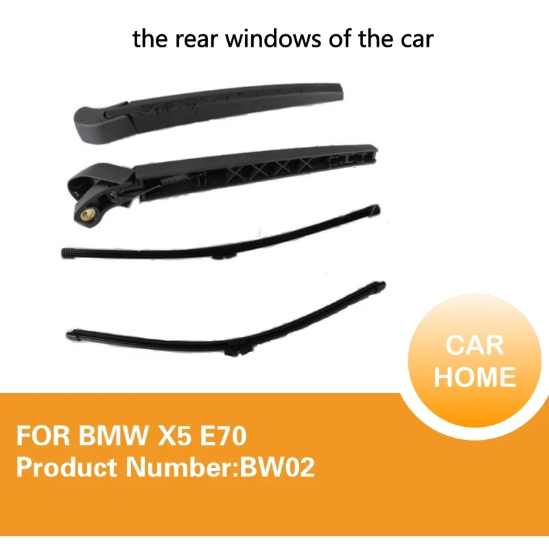 FOR BMW X5 E70 REAR WINDSCREEN WIPER BLADE AND ARM BRAND NEW 2007wiper