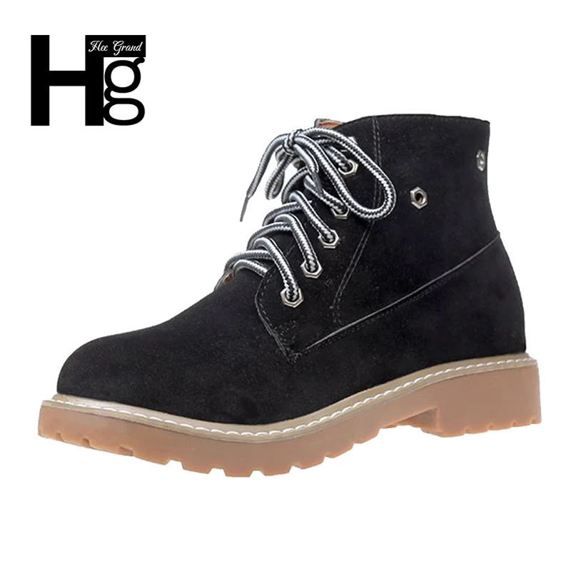 Goedkoop HEE GROTE Kwaliteit Vrouwen Timber Laarzen Warm Zip Platform Desert Schoenen PU Winter Lady Girl Zwart Western Cowboy Sneeuw Schoenen XWX6290