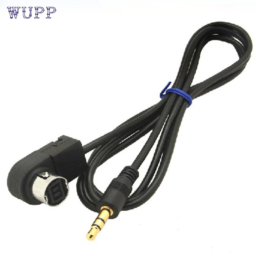 

wupp Car Aux Input Cable For ALPINE AI-NET Mini Plug 3.5mm Jack iPhone Smart Phone Top Quality Material Car-Styling N#0523