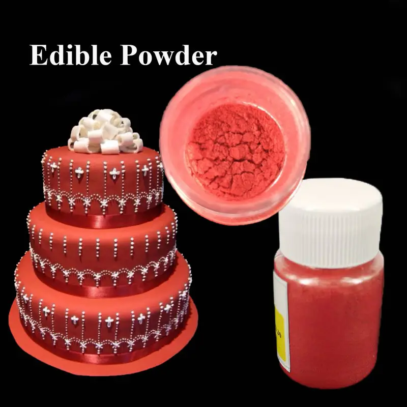 Germany Imports Edible Food Red Color Powder Coating Handmade Chocolate