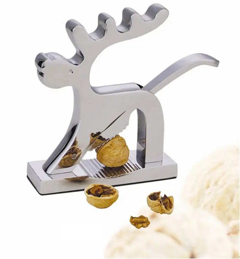 

[ Fly Eagle ] Chrome Reindeer Nut Cracker design, fun, ideal Christmas Gift Idea NC09 New