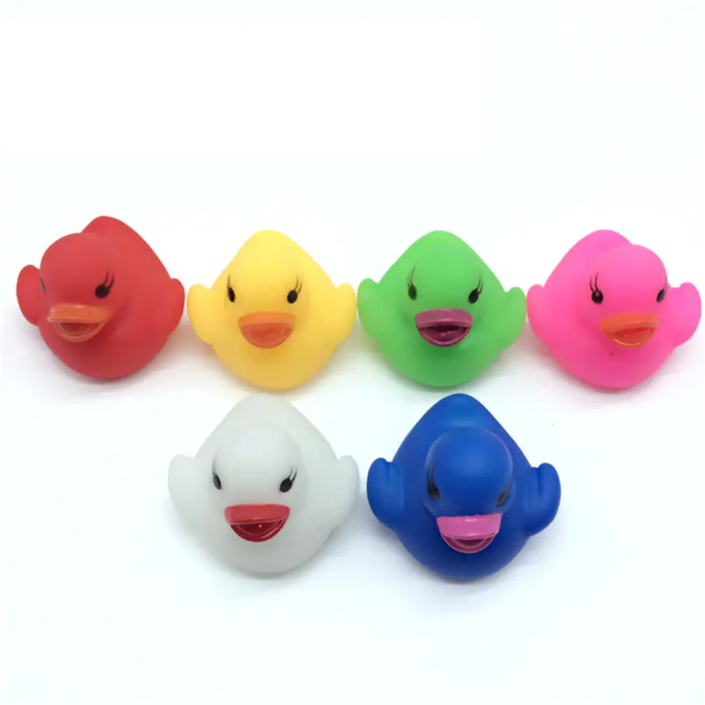 Water Induction Rubber Ducks Baby Toys for Children Babies