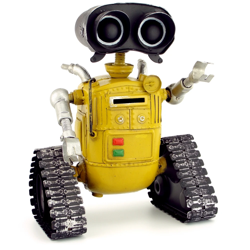 

Металлические предметы искусства и ремесла для гостиной в стиле ретро, железо, американский панк декоративные роботы, украшение для книжного шкафа