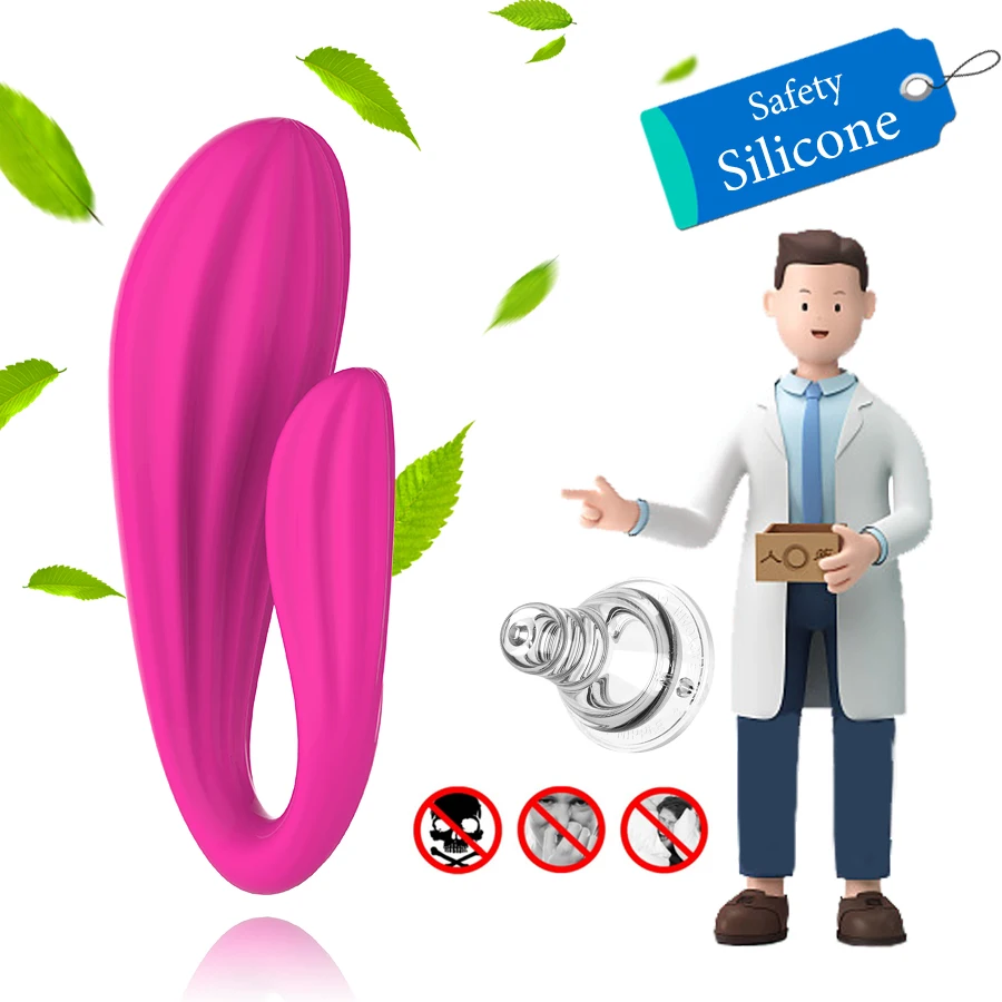 FLXUR 10 Modes Vibrator for Couples G-Spot Stimulate U Type Wireless Silicone Dildo Panties Female Masturbate Sex Toy for Adult