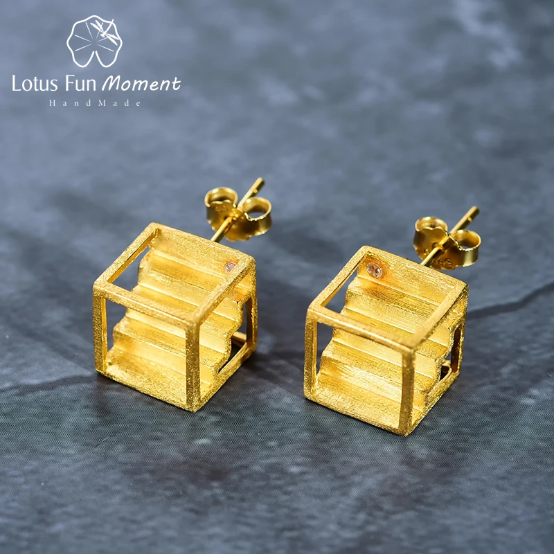 Lotus Fun Moment Настоящее 925 пробы серебро модные украшения архитектурный элемент