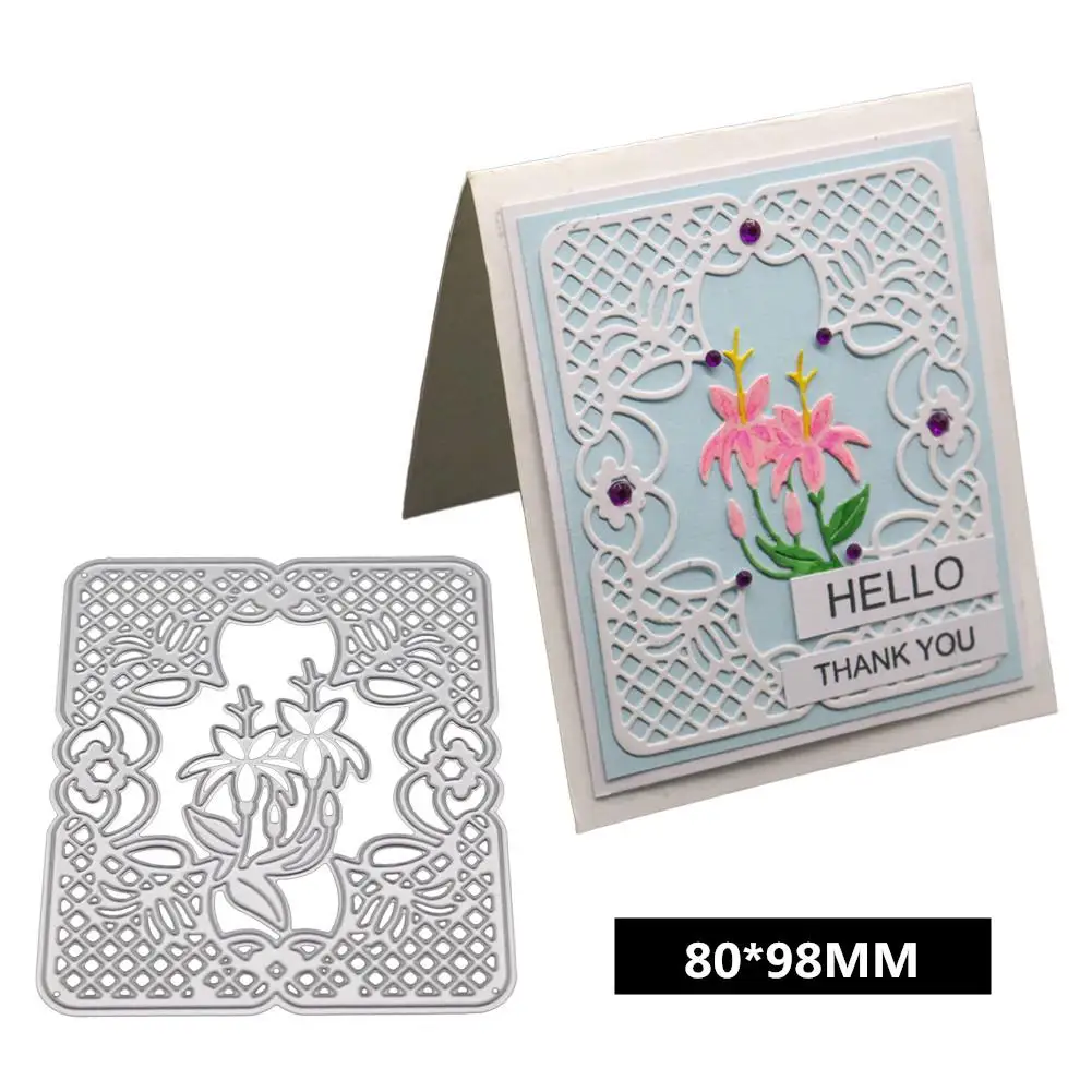  DIY Carbon Steel Cutting Dies Scrapbook Stamp for Scrapbooking Card Album Background/Invitation Lac - 33054671701