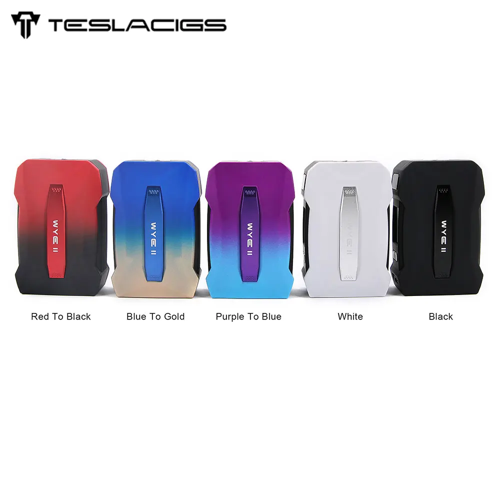 Оригинальный бокс-мод Tesla WYE II 215W TC с OLED-экраном 0 96 дюйма и максимальной мощностью