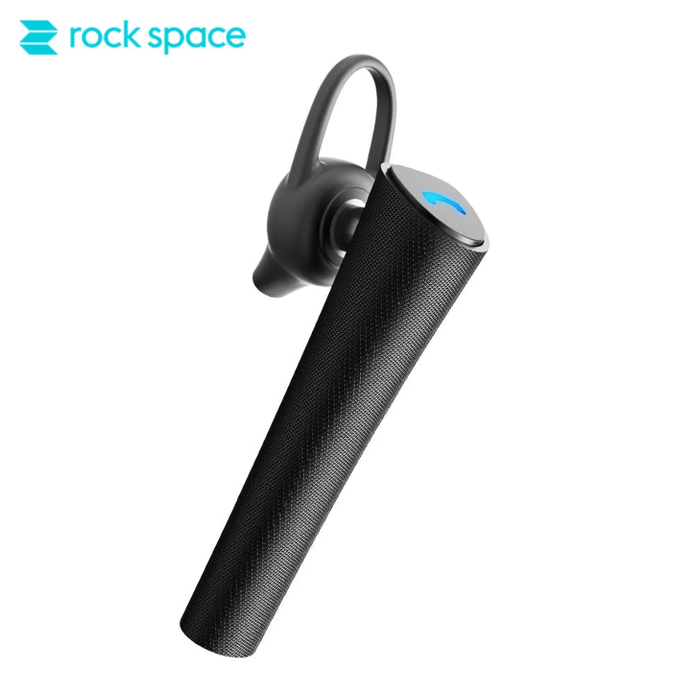 ROCKSPACE Бизнес Стиль HiFi чистый звук беспроводная гарнитура Bluetooth стерео с микрофоном двойные наушники безопасный фиксация крюк