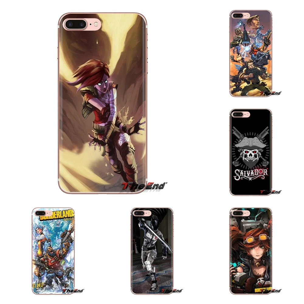 

For Samsung Galaxy S3 S4 S5 Mini S6 S7 Edge S8 S9 S10 Plus Note 3 4 5 8 9 borderlands Transparent Soft Cases Covers