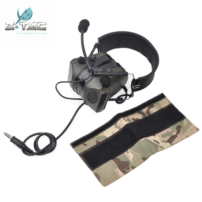 Гарнитура Z Tactical Airsoft fith Generation Chip Comtac II гарнитура Peltor авиационные наушники с