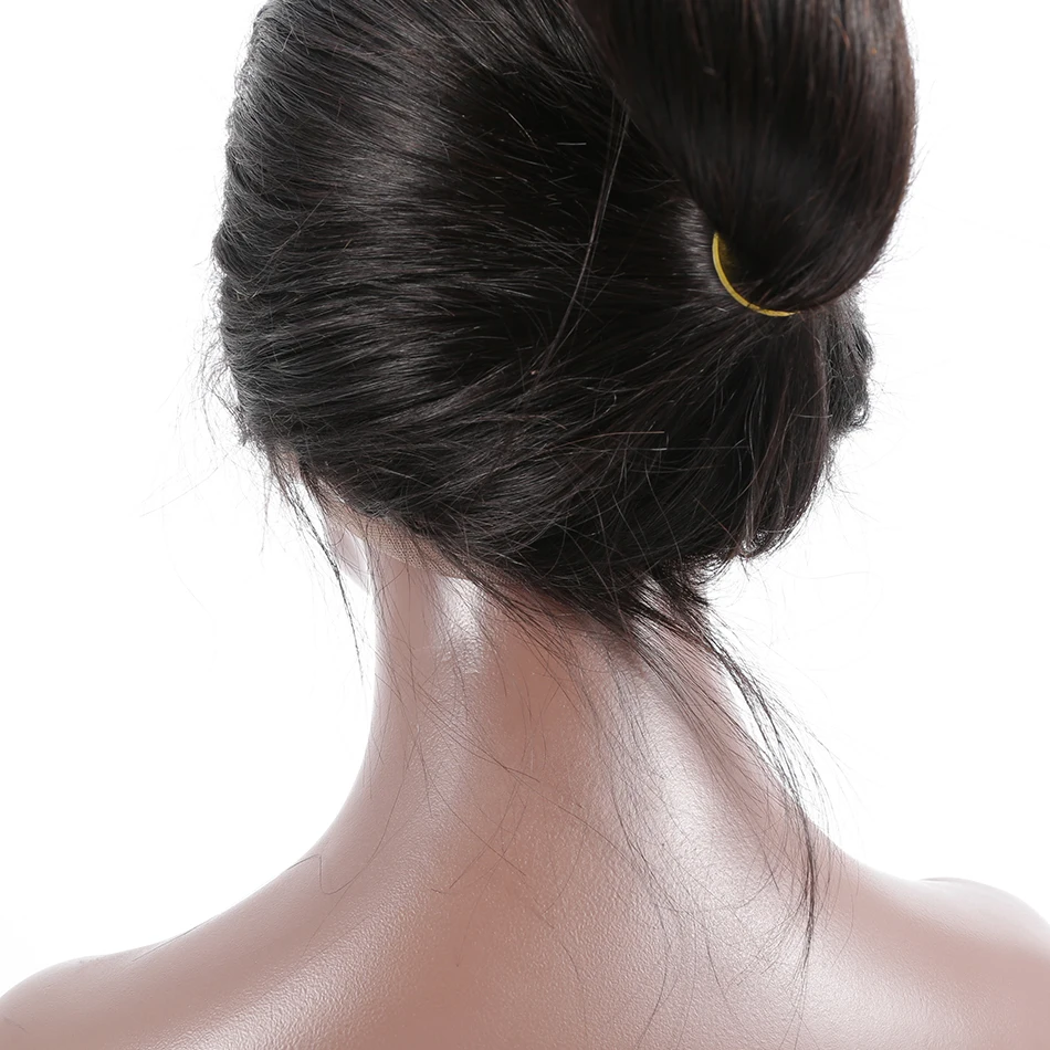 Luvin, 360 кружевных фронтальных париков, предварительно выщипанные с детскими волосами, прямые бразильские волосы Remy, человеческие волосы на кружеве, парики для черных женщин