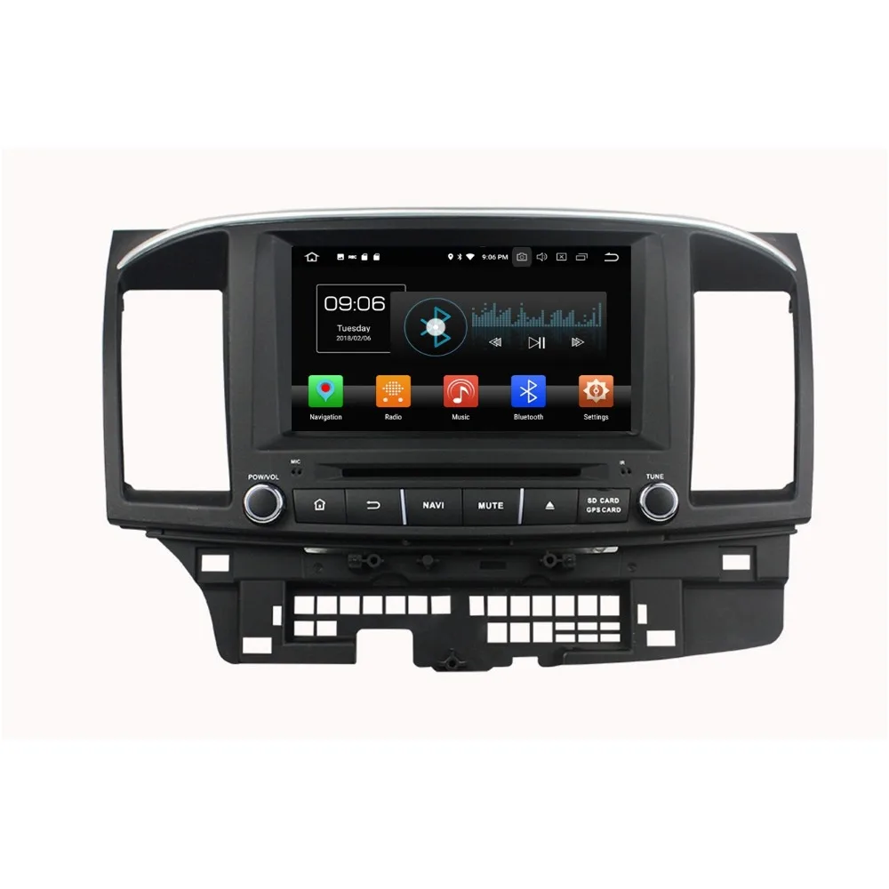 Flash Deal Android 8.0 Octa Core 2 din 8" Car Radio DVD Player for Mitsubishi Lancer 2006-2015 Car Stereo GPS Navigation WiFi Mirror-link 1