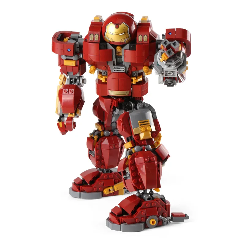 07101-Super-Hero-Series-Compatible-With-Legoing-76105-Iron-Man-Anti-Hulk-Mech-Set-Kid-Toy (1)