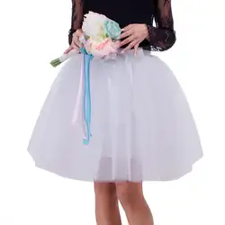 Модные Женская мини-юбка женские Высокое качество плиссированные марли короткая юбка взрослых пачка танцы ежедневно Твердые длиной выше