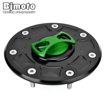 

BJMOTO Motorcycle Oil Cap Accessories Gas Cap For Kawasaki NINJA 500 250R ZX6R ZX7 ZX9 ZX11C ZRX1100 ZXR250 Tank Fuel Cover