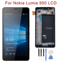 Original LCD For Nokia Lumia 950 LCD Display Touch Screen Digitizer Replacement for Nokia Lumia 950 RM-1104 RM-1118 LCD