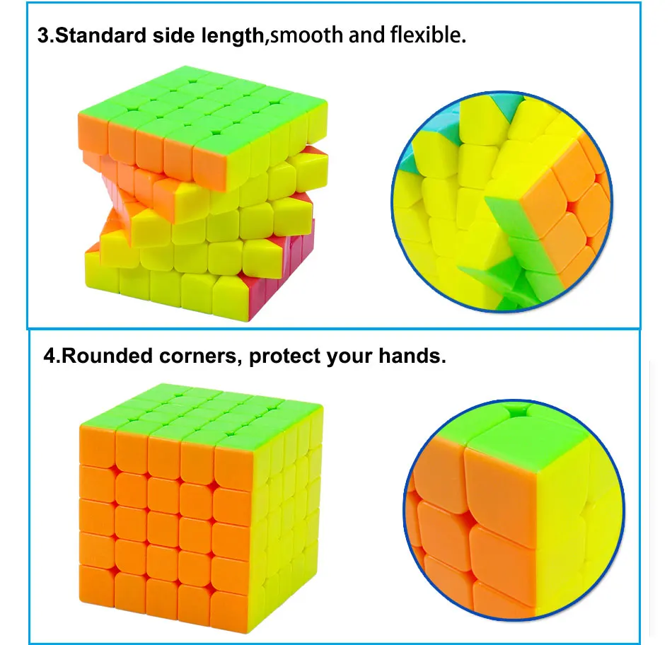 QIYI, 5x5x5, скоростной магический куб, Qizhengs, стикер, меньше, головоломка, кубик, профессиональный, обучающий, антистресс, игрушки для детей