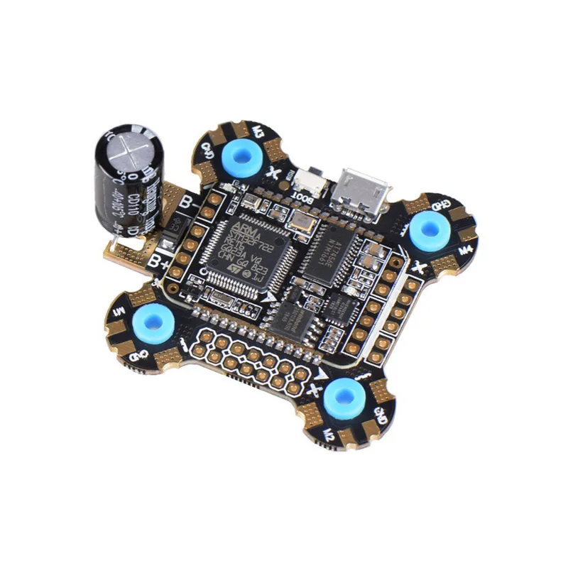 

1PC Flight Controller JHEMCU F722 PDB OSD BEC 5V Galvanometer for Four-axis FPV Racing Control Spare Parts Accessories