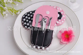 

400pcs=100Bag/LOT+Flip Flop Design Manicure Kit Bridal Shower Favors and Wedding Favors Pedicure Set Birthday Gift