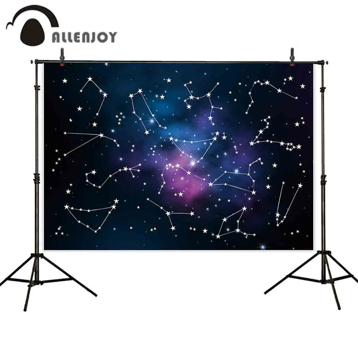 Фон для фотосъемки Allenjoy астронавт Вселенная Звездное Небо Космос Фотофон ткань