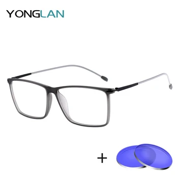 

Yong Lan Ultralight Design TR90 Eyewear Men Glasses Frame Assembly Prescription lens Customized Myopia Optical oculos de grau