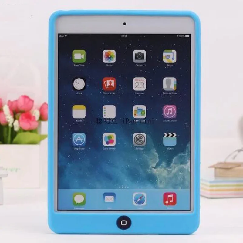 Harga Cerdas bean jelly lucu silicon soft gel karet tutup pelindung case untuk ipad mini 1 2 3 4