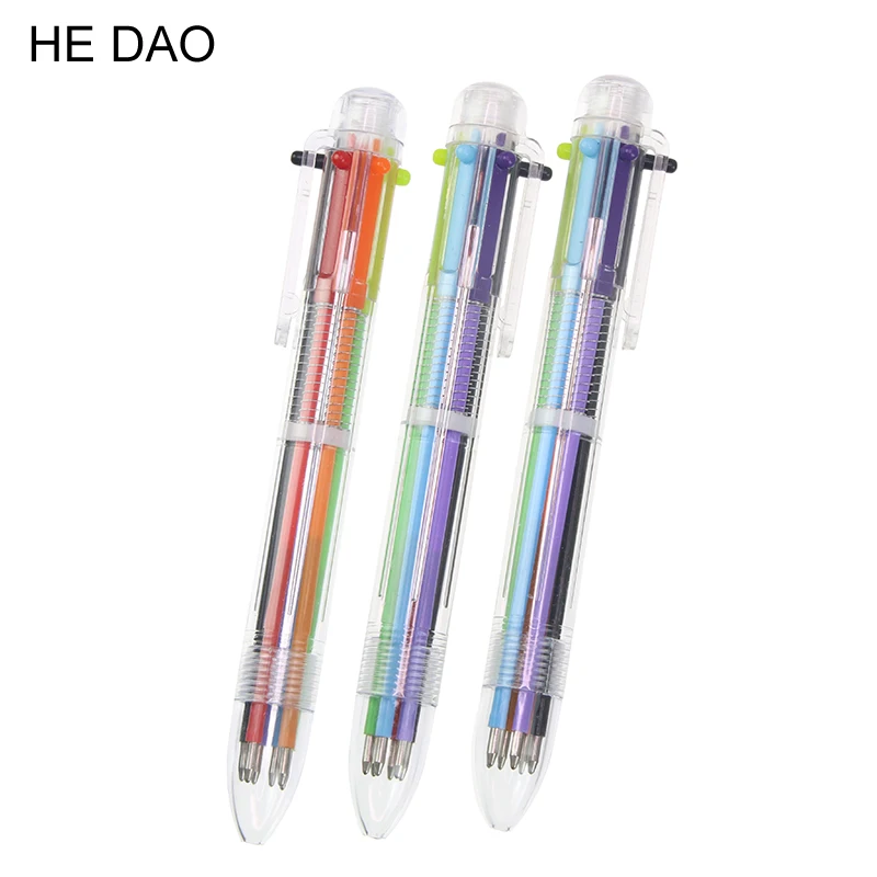 Wonque 6-in-1 Colorful Pens Ballpoint Gel Ink Pens Set,Multicolored Retractable Click Ballpoint Pen for Office School Supplies Pack of 5 Wonque 6-in-1 Colorful Pens Ballpoint Gel Ink Pens Set,Multicolored Retractable Click Ballpoint Pen for Office School Supplies Pack of 5