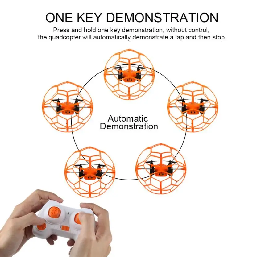 Quadrocopter Пульт Дистанционного Управления Мини Drone 1340 2.4 ГГц 4CH Fly Ball Copter RC Ball Мини Drone Flip Ball Безголовый Drone Игрушки