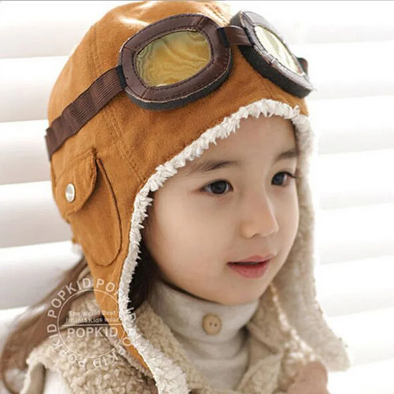 2016 Classic Baby Boy Hat Coffee Black Bucket Winter Hats Kids for 2 5