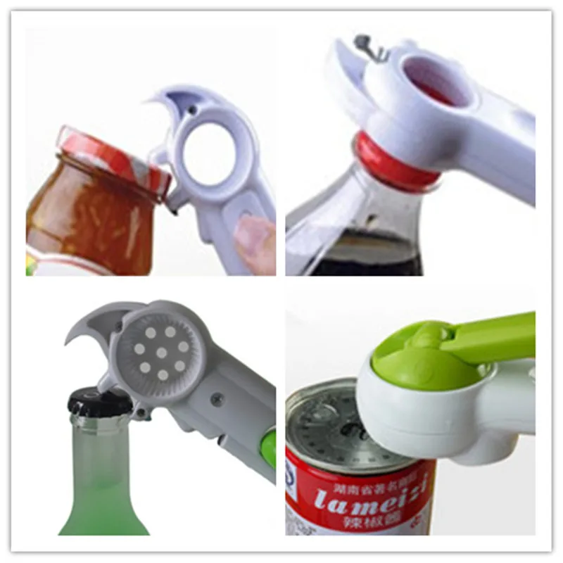 Buy 6 in 1 Stainless Steel Can Bottle Opener Essential