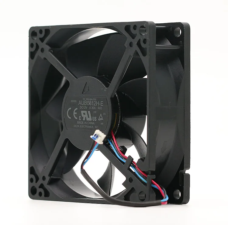 Ÿ AUB0812H-E ROO 12V 0.3A 8CM 3 ̾   ð  3000RPM 35CFM 