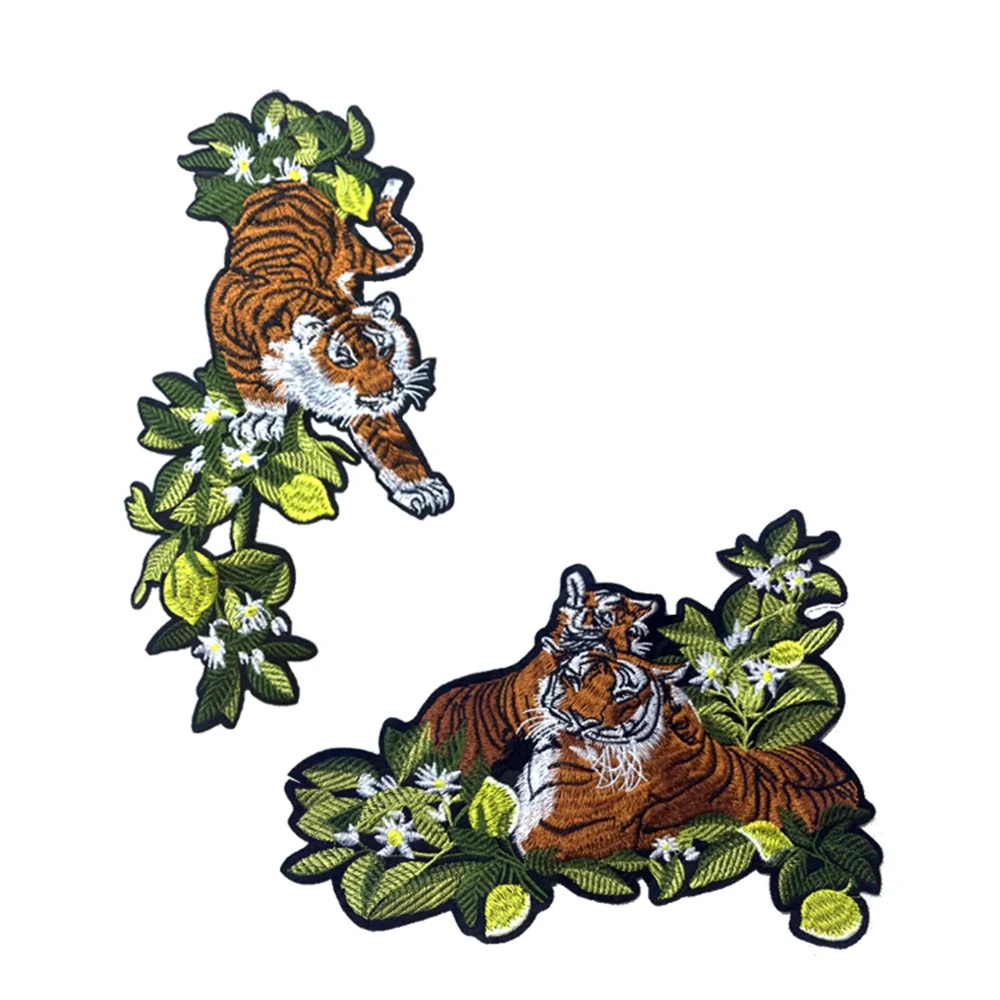Bushes-Tiger-Embroidered-Patches-Sew-On-Motif-Applique-DIY-Accessory (3)