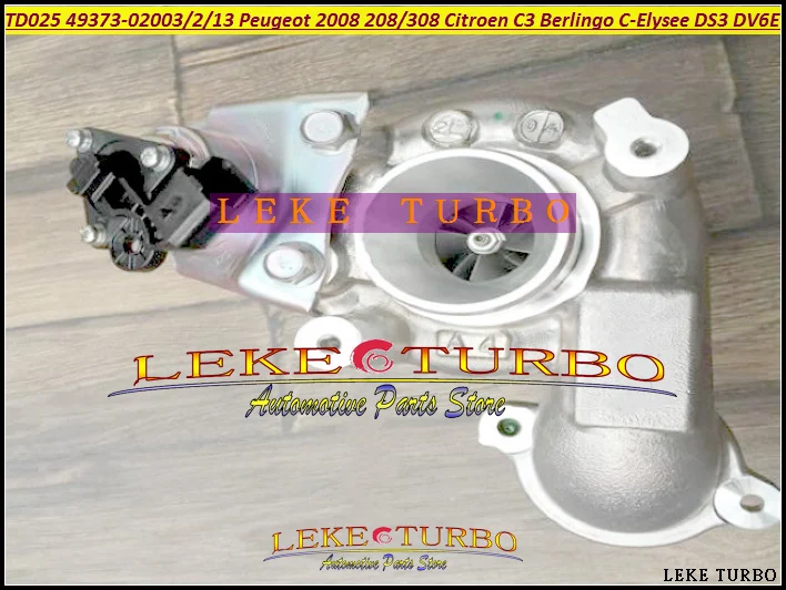 Turbo TD025 49373-02013 49373-02003 49373-02002 For Peugeot 2008 208 308 For Citroen C3 Berlingo C-Elysee DS 3 DV6ETED4 1.6L HDI (3)