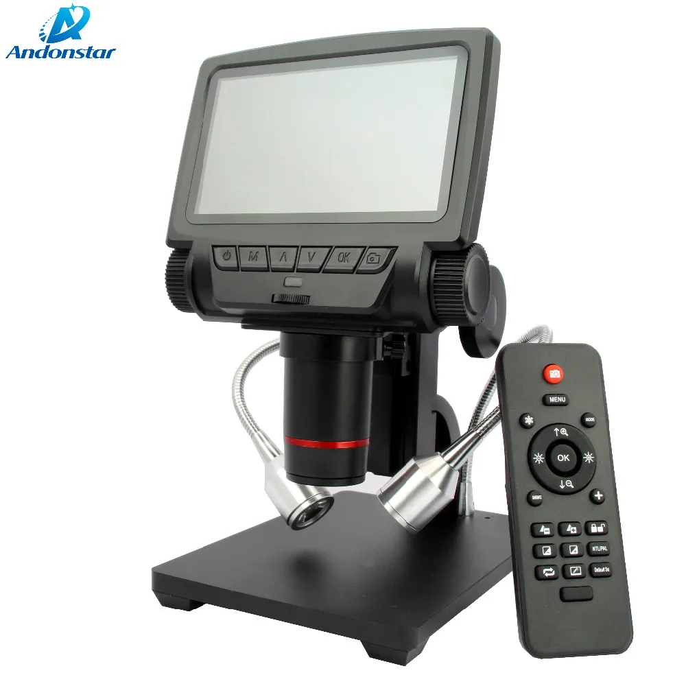  Andonstar Digital USB/HDMI/AV Microscope ADSM301 5 inch Built-in Display High Object Distance THT S