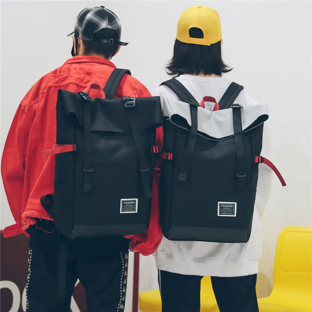 BERAGHINI جديد الرجال النساء الظهر للماء حقيبة كمبيوتر محمول أكسفورد سعة كبيرة حقيبة مدرسية Bagpack للذكور السفر الحقيبة