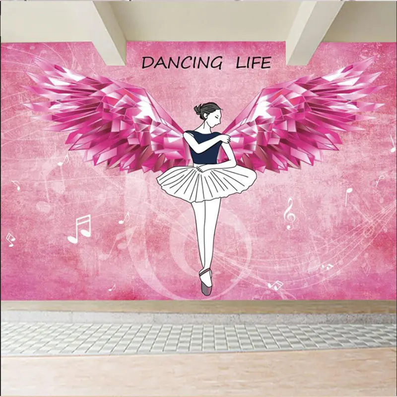 

Mural personalizados custom 3d criatio retro Thai Indian yoga studio dance room mural decoration wallpaper thick non-woven decor