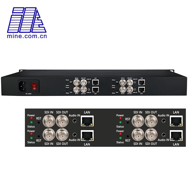 H.264 H.265 Hevc 1080p@60fps Sdi 4ch Input 1u Chassis Video H.264 H.265 Hevc 1080p@60fps Sdi 4ch Input 1u Chassis Video