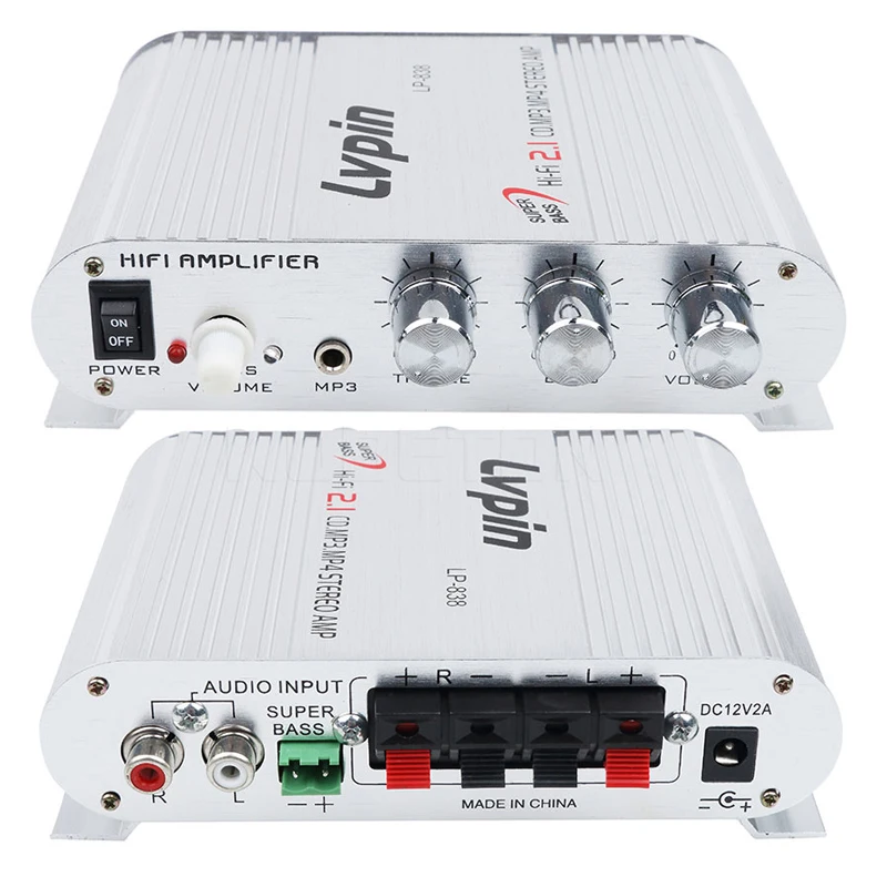 connect car subwoofer to home stereo