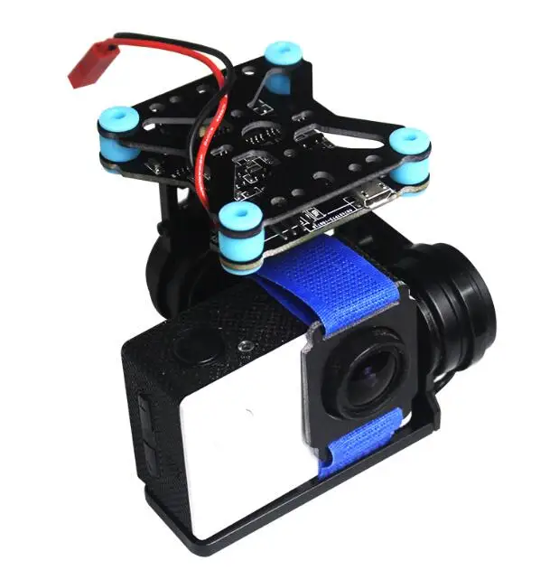 

Ready to use super light 2 Aixs brushless gimal for FPV drones suit for go pro xiaoyi xiao yi