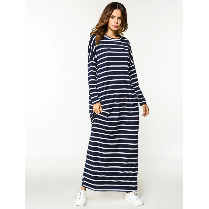 2020 Eid Abaya Caftan Dubai Turquie Robe Arabe Longue Raye Hijab Robe Musulmane Femmes Elbise Turc Islamique Vetements Vestidos Aliexpress