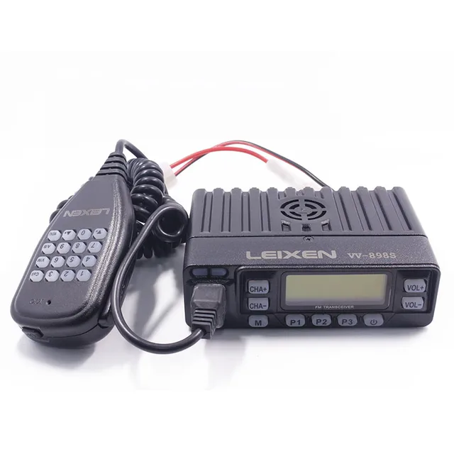 Auto Radio LEIXEN VV-898 25W Dual band 144/430MHz Mobile Ricetrasmettitore Ham Amateur Radio + USB di Programmazione cavo Leixen UV-25HX 2