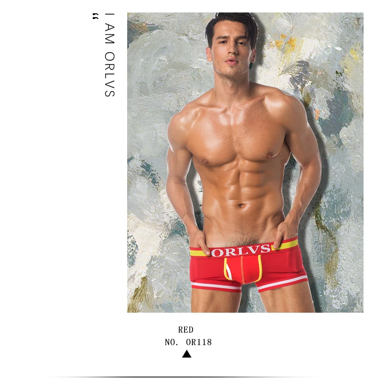 Aismz 3Pcs/lot Mesh Underwear Boxer Men 3D Pouch Underwear Man Ropa Interior Homme Cotton Spandex Cueca Male Panties az118