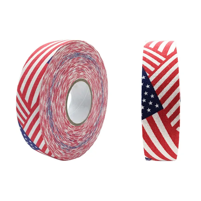 

2.5cm x 25m Cloth Hockey Tape Sport Safety Football Volleyball Basketball Knee Pads Hockey Stick Tape Elbow Golf Tape