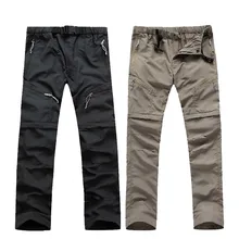 Mortonpart Лето Для мужчин Съемный Пеший Туризм брюки шорты зеленый открытый быстросохнущая Дышащие Брюки Восхождение Треккинг Рыбалка