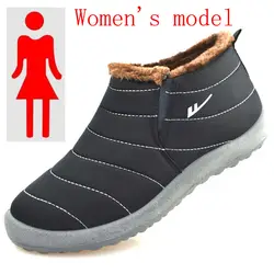 2018 г.; брендовые зимние женские ботильоны; женская уличная теплая обувь с хлопковой подкладкой; большие размеры 41, 42, 43, 44